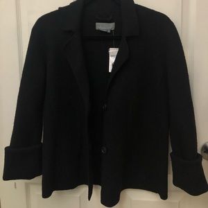 Anthropologie black cardigan/blazer (NWT)